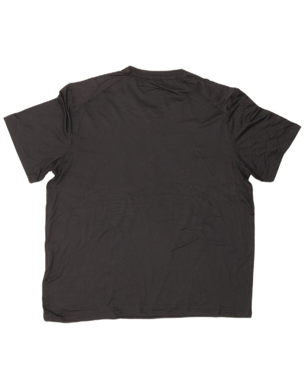 T-shirt da uomo EDDIE BAUER Top XL poliestere nero