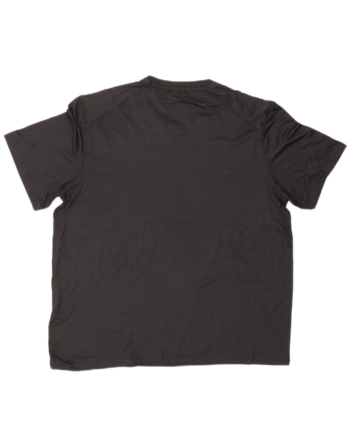 T-shirt da uomo EDDIE BAUER Top XL poliestere nero