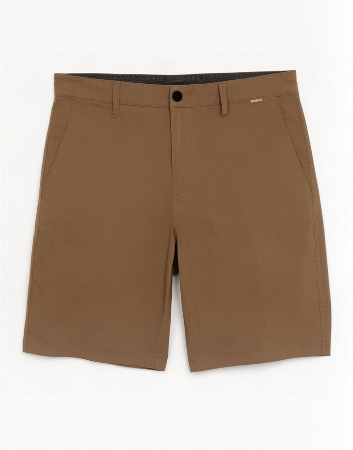 Pantaloncini chino da uomo Hurley W30 poliestere beige medio