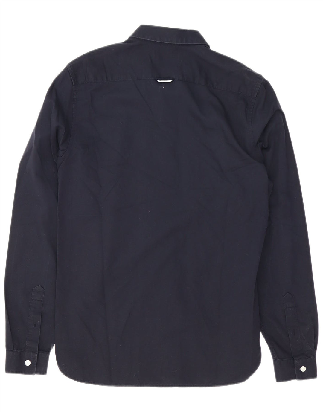 Camicia da uomo Fred Perry piccola in cotone blu navy