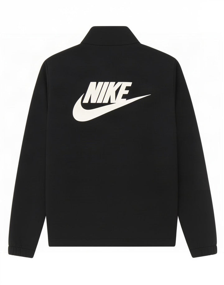 Giacca superiore della tuta grafica da ragazzo Nike 10-11 anni poliestere nero medio