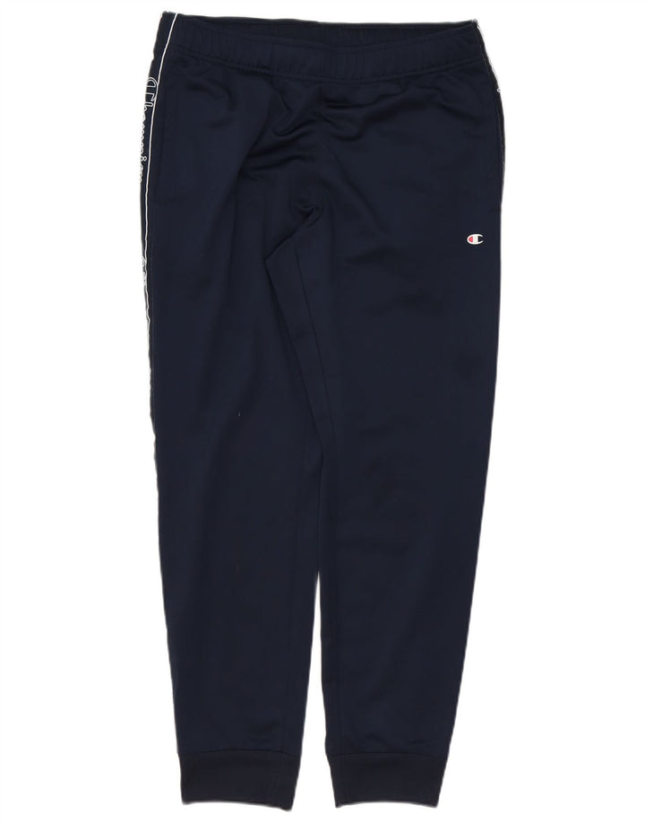 Pantaloni da tuta con grafica Champion da uomo, pantaloni da jogging, medio, blu navy