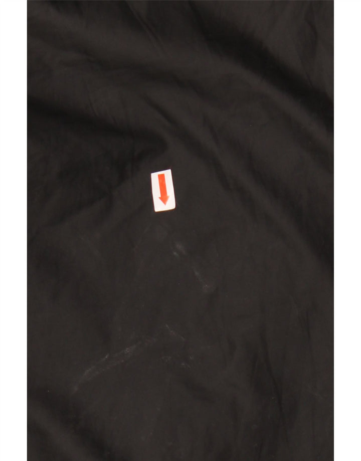 Giacca a vento con cappuccio da uomo Adidas UK 44 2XL poliestere nero