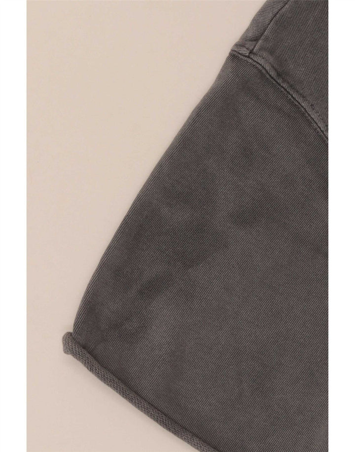 Felpa oversize a maniche corte da donna Zara UK 10 piccola grigia