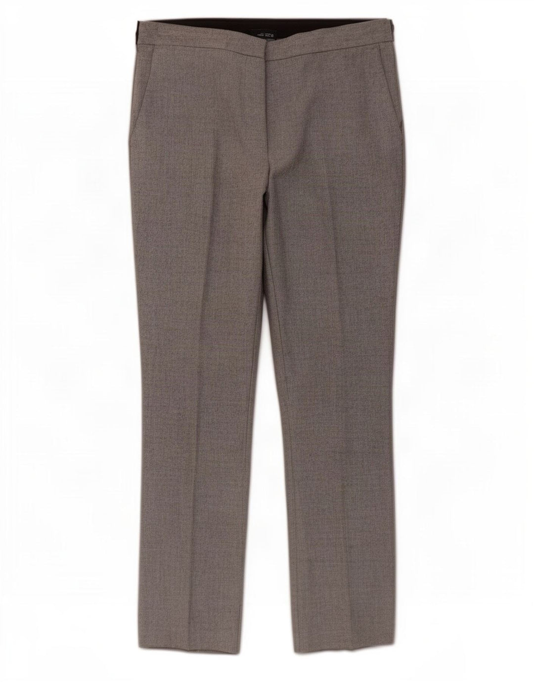 Pantaloni chino slim da donna Zara grandi W30 L27 poliestere color block grigio