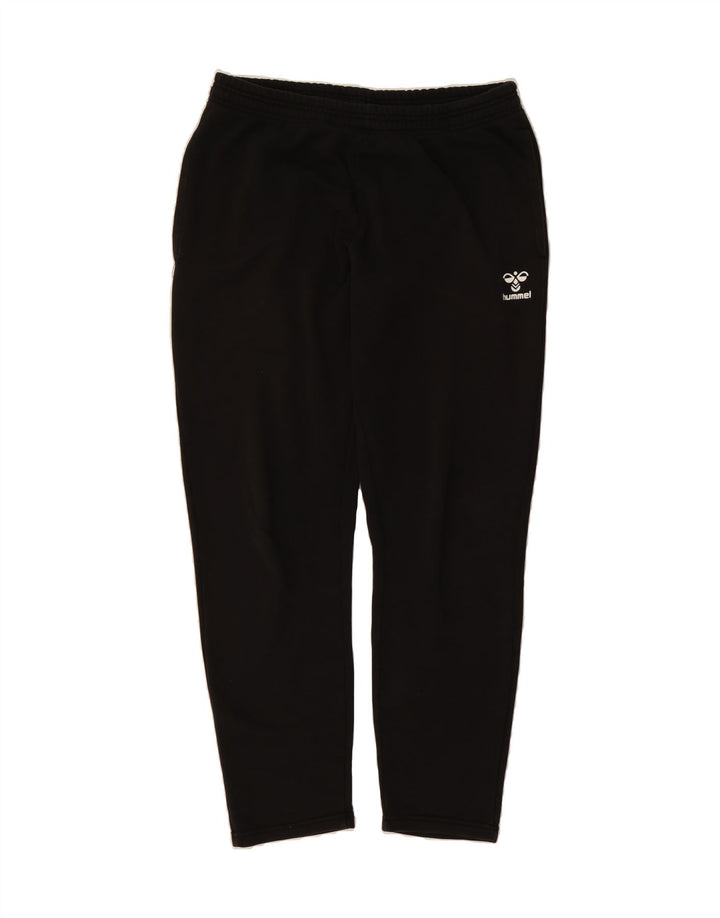 HUMMEL Mens Tracksuit Trousers Large  Black Cotton Vintage Hummel and Second-Hand Hummel from Messina Hembry 
