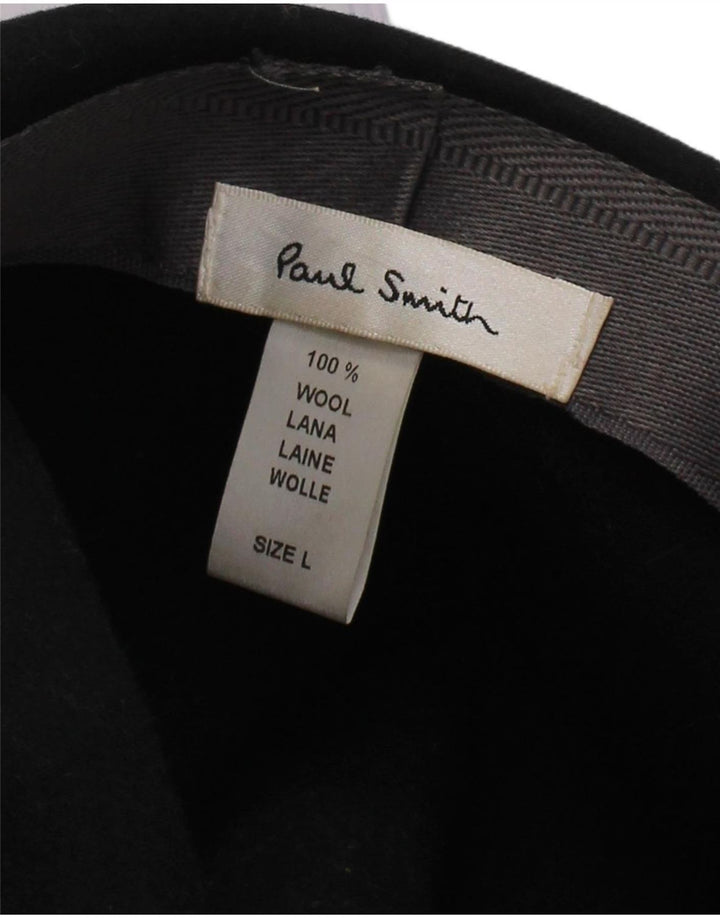 Cappello Fedora da uomo Paul Smith grande classico in lana nera