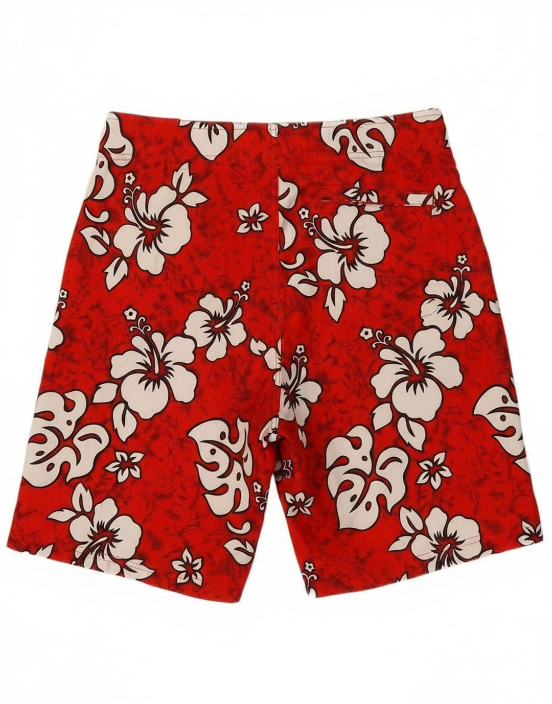Pantaloncini da bagno da uomo Sapore Di Mare Rosso medio floreale poliestere hawaiano