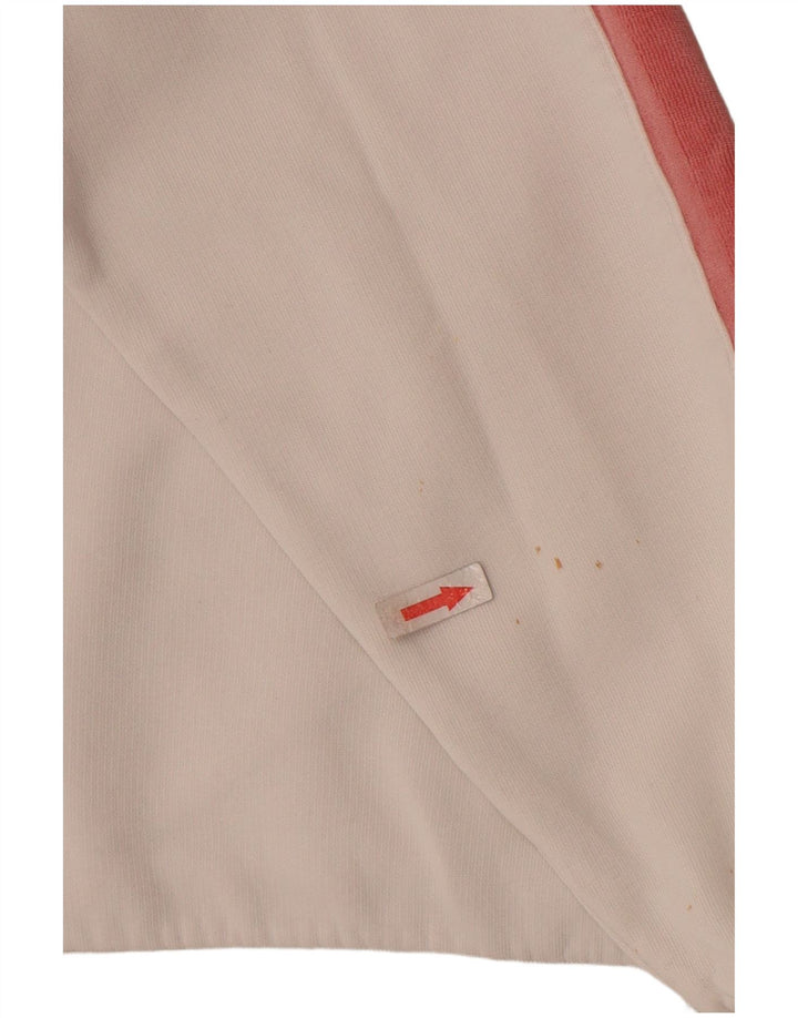 Felpa con cappuccio grafica da donna Puma UK 14 Medium White Colourblock