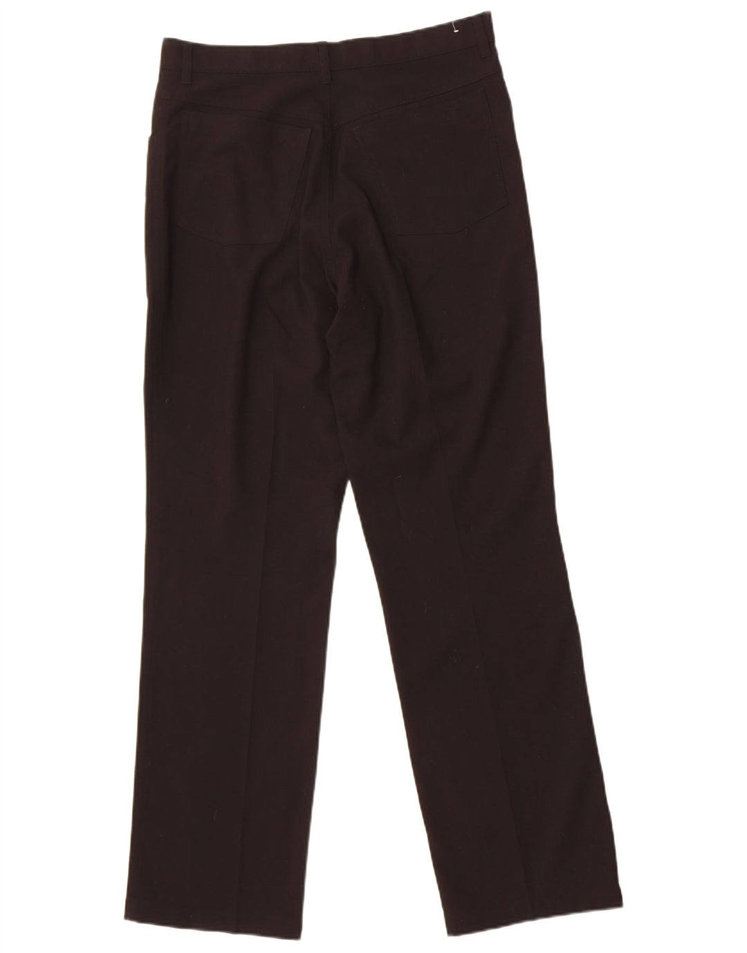 Pantaloni da abito dritti da uomo St. Bernard W32 L31 poliestere nero