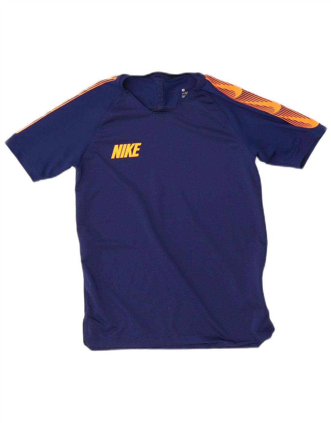 T-shirt grafica NIKE per ragazzi, 10-11 anni, color block medio blu navy