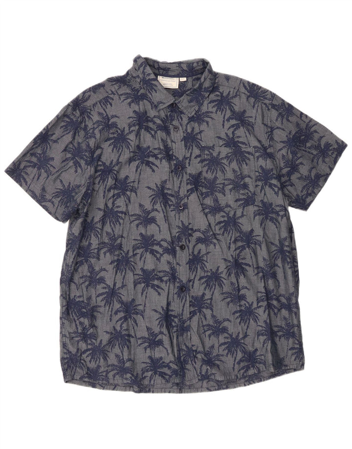 Camicia da uomo con motivo astratto Mountain Warehouse XL blu hawaiano