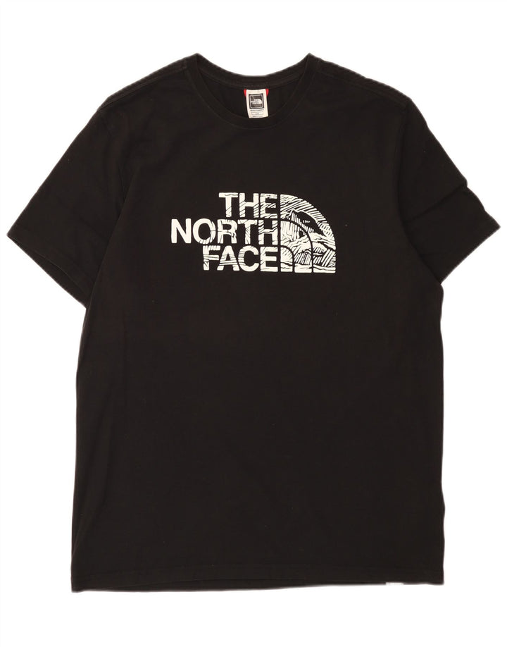 T-shirt grafica da uomo The North Face Top grande in cotone nero