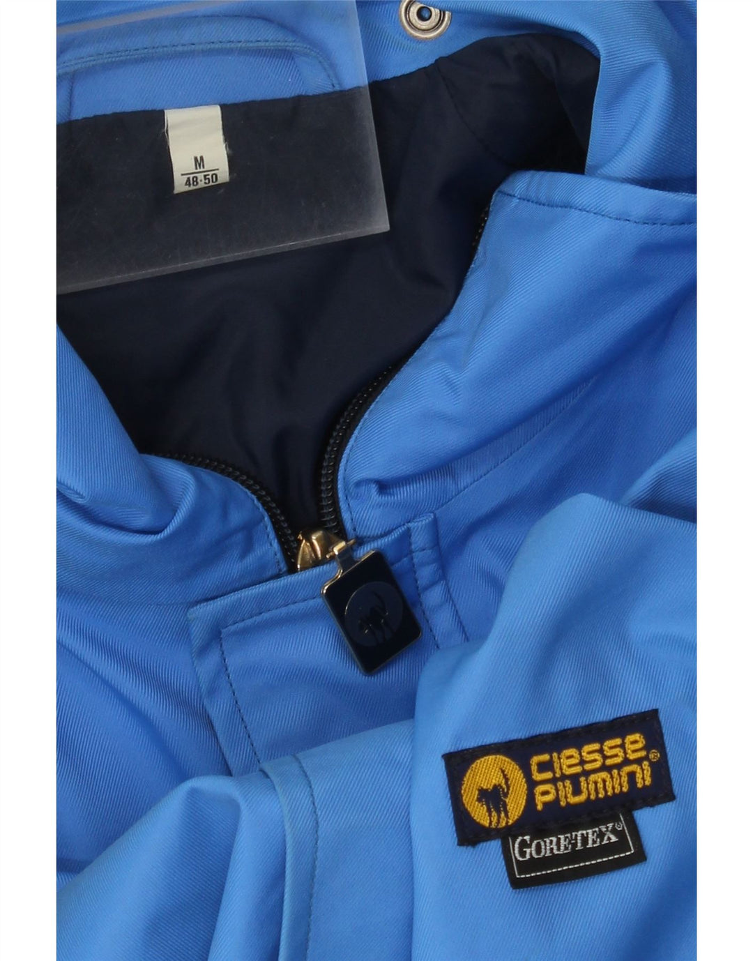 Giacca a vento con cappuccio Gore-Tex da uomo Ciesse Piumini IT 48/50 Blu medio