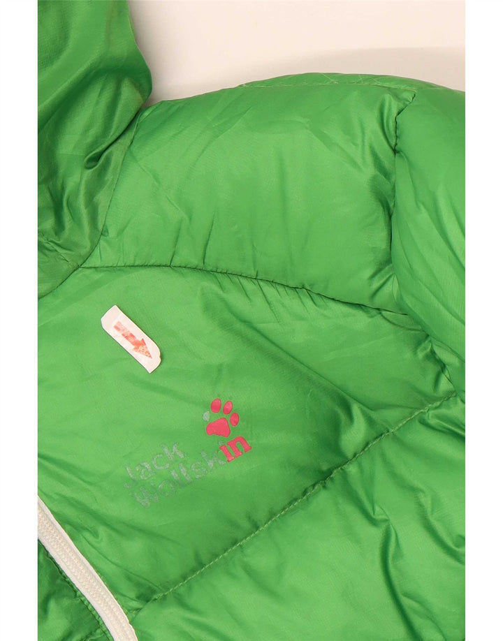 Giacca imbottita da donna Jack Wolfskin UK 18/20 XL poliestere verde