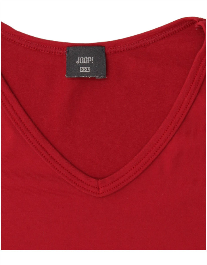 Maglietta da donna JOOP Top UK 20 2XL Rossa
