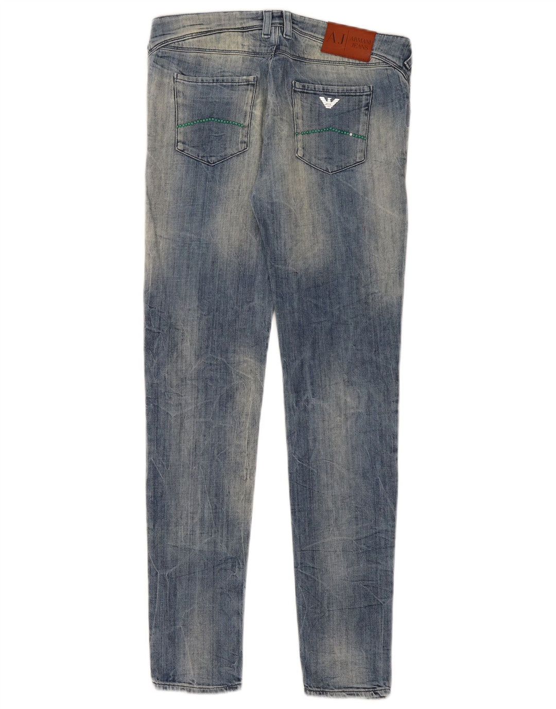 Jeans skinny da donna Armani W28 L30 cotone blu