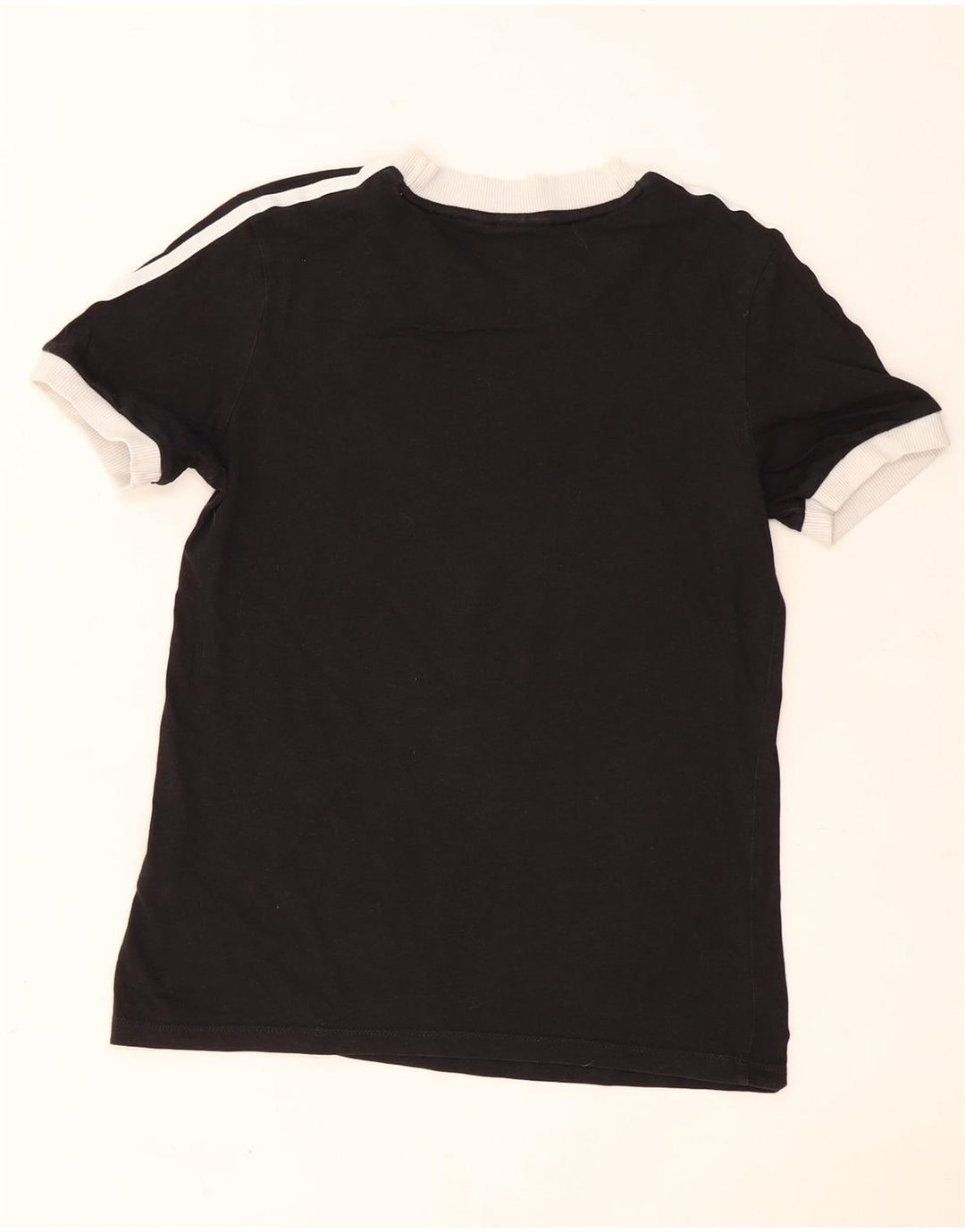 T-shirt da donna Adidas Top UK 8 piccola in cotone nero