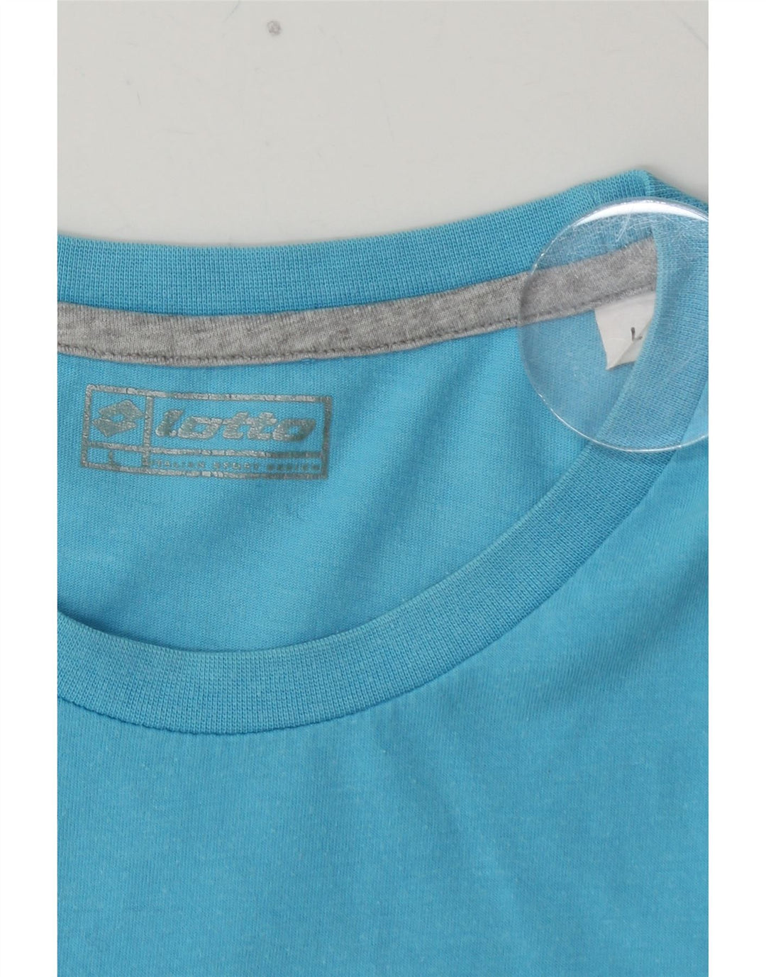 T-shirt grafica da uomo LOTTO Top grande blu