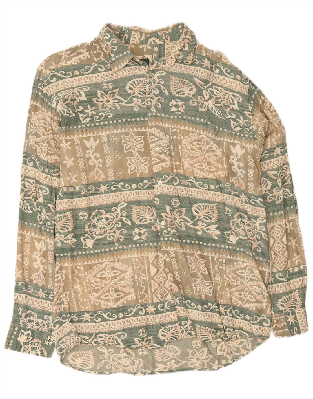 Camicia da uomo Old Farway taglia 41 grande floreale multicolore