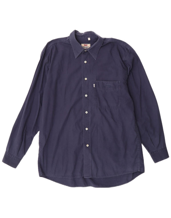 Camicia Levi's da uomo grande blu navy