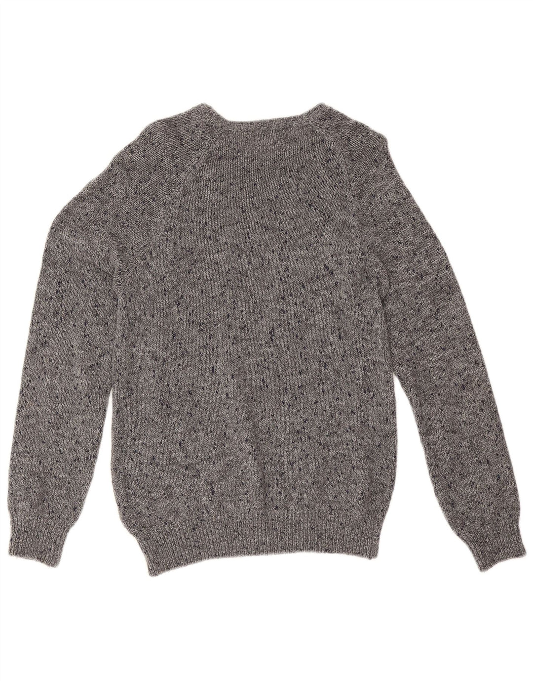 Maglione maglione girocollo da uomo Zara grigio medio chiazzato