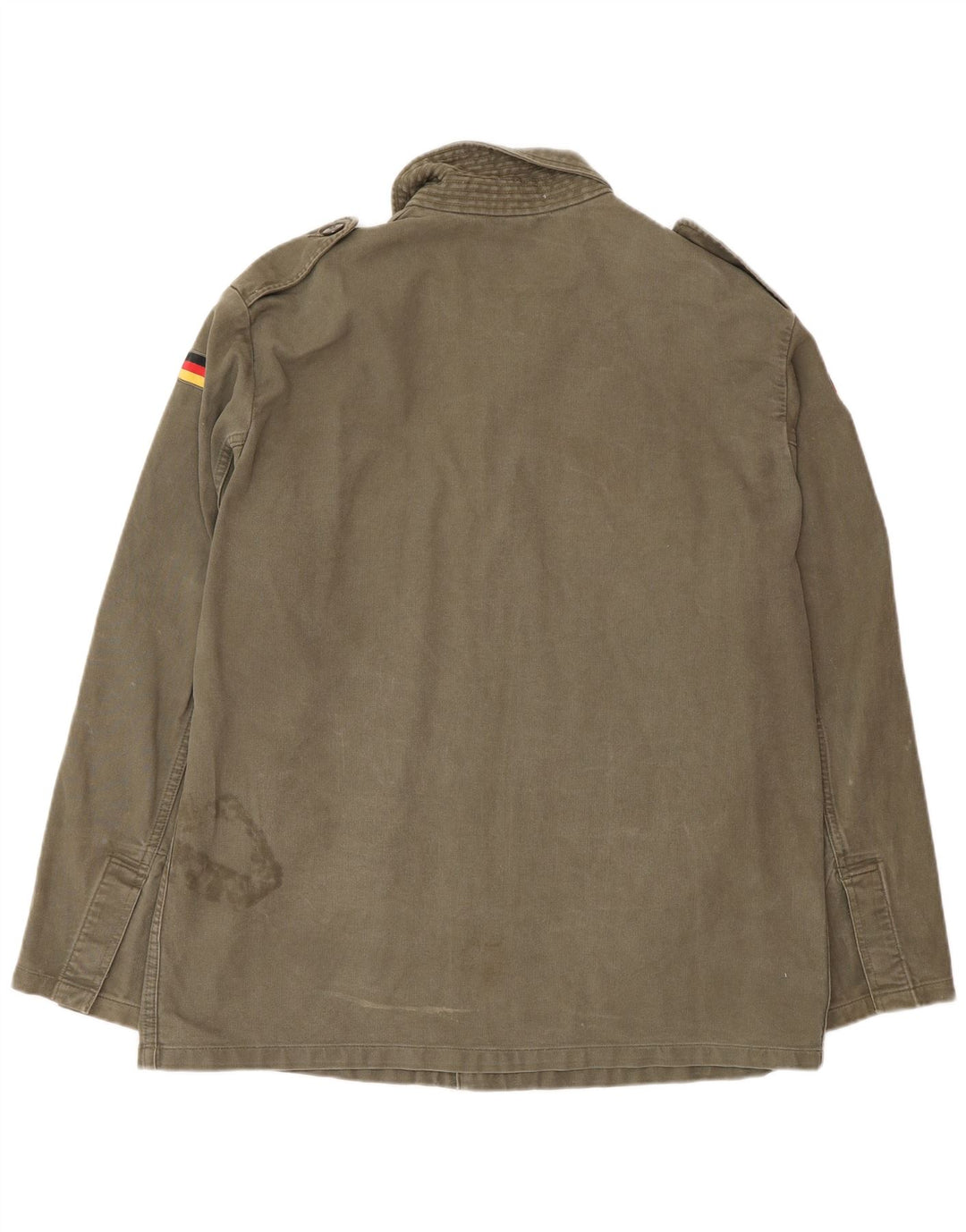 Giacca militare vintage da uomo UK 40 grande color kaki