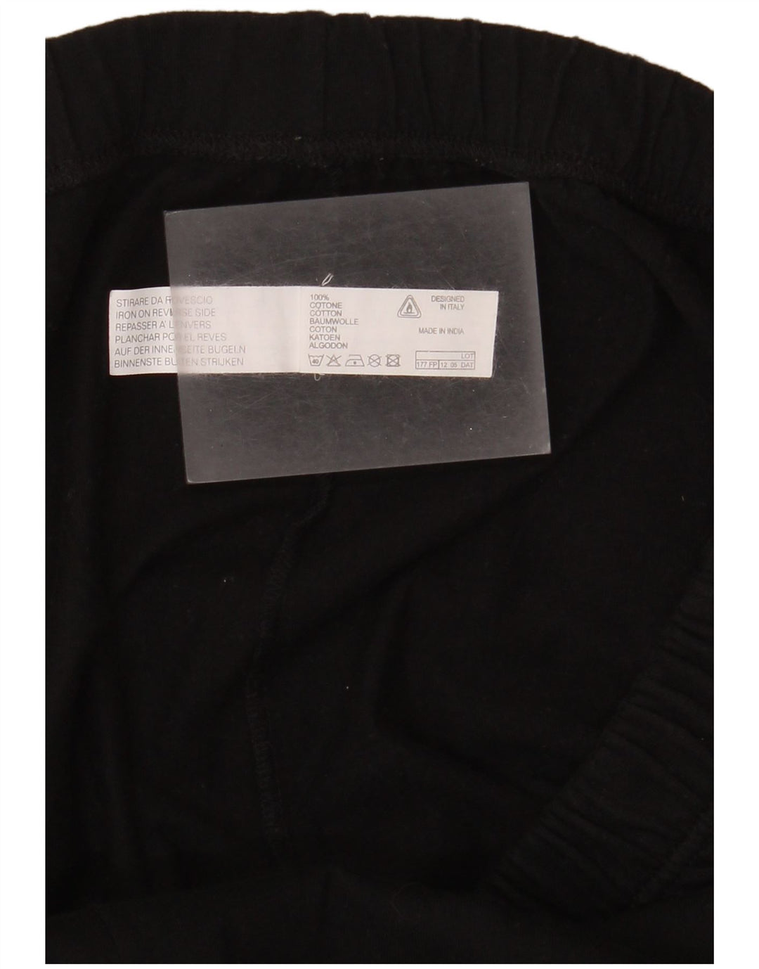 Pantaloni da tuta da uomo Fila XL in cotone nero