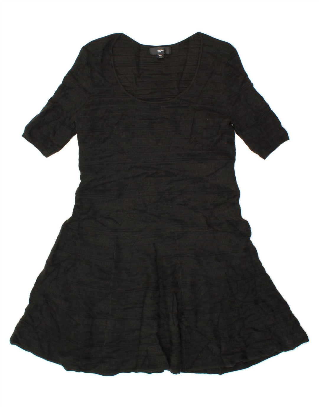 MOSSIMO Womens Jumper Dress UK 20 2XL Black Acrylic Vintage Mossimo and Second-Hand Mossimo from Messina Hembry 