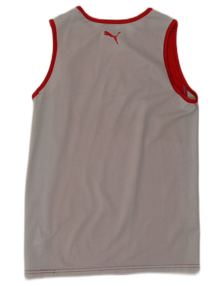Canotta grafica da ragazzo Puma 10-11 anni Poliestere color block rosso medio