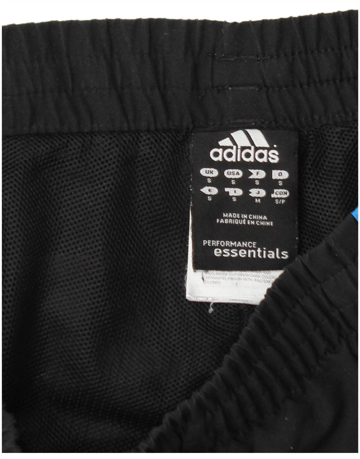 Pantaloni da tuta da uomo Adidas Small neri in poliestere