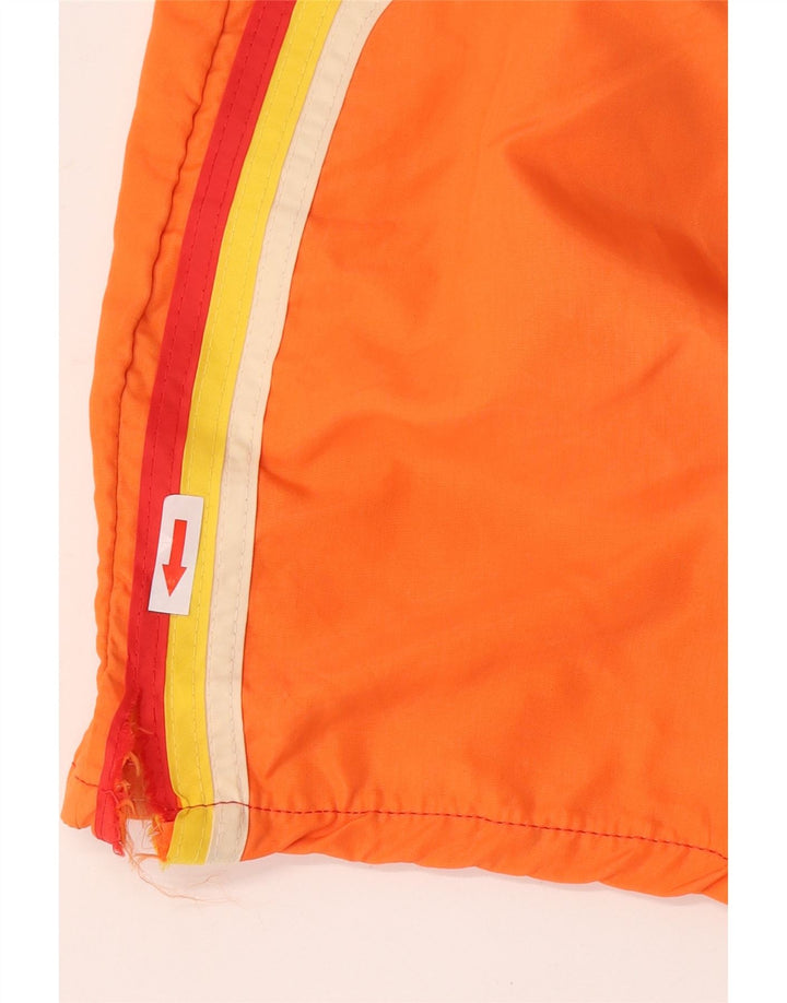 Pantaloncini da bagno da uomo Sundek grandi in nylon arancione