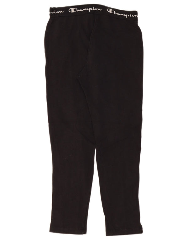 Pantaloni da tuta con grafica da donna CHAMPION UK 14 Medium Nero