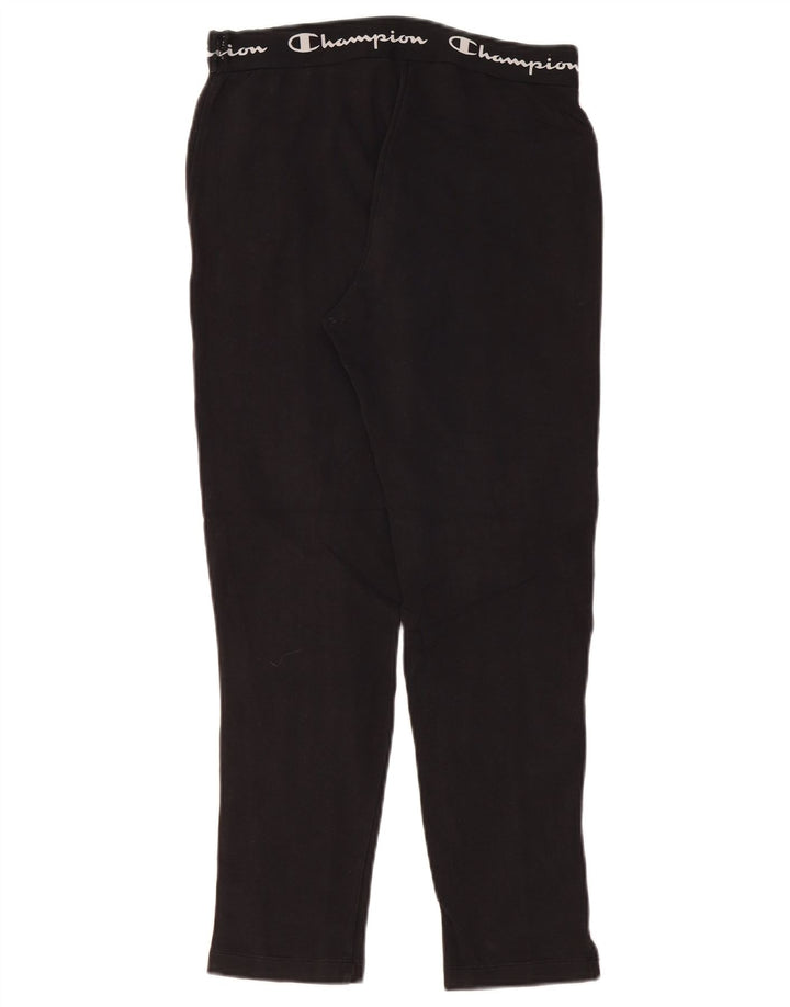 Pantaloni da tuta con grafica da donna CHAMPION UK 14 Medium Nero