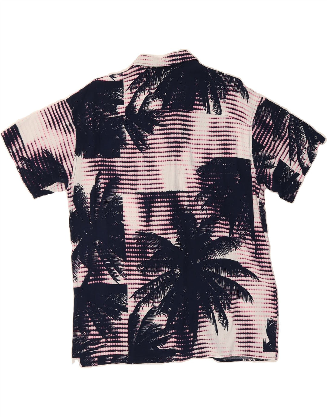 JACK & JONES Mens Abstract Pattern Shirt Small Multicoloured Hawaiian Vintage Jack & Jones and Second-Hand Jack & Jones from Messina Hembry 