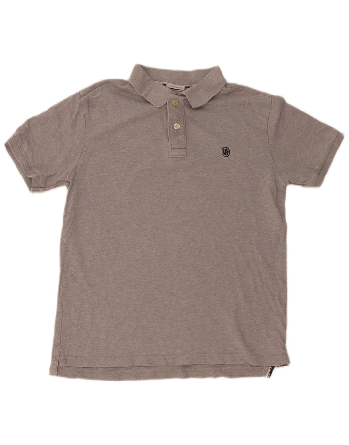 Polo da uomo FAT FACE in cotone grigio medio
