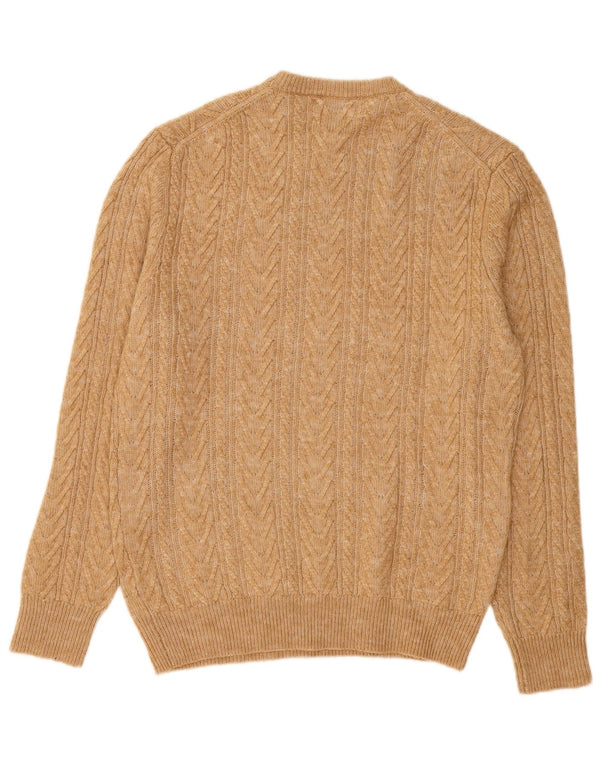 Maglione maglione girocollo da donna Zara UK 18 XL Nylon beige