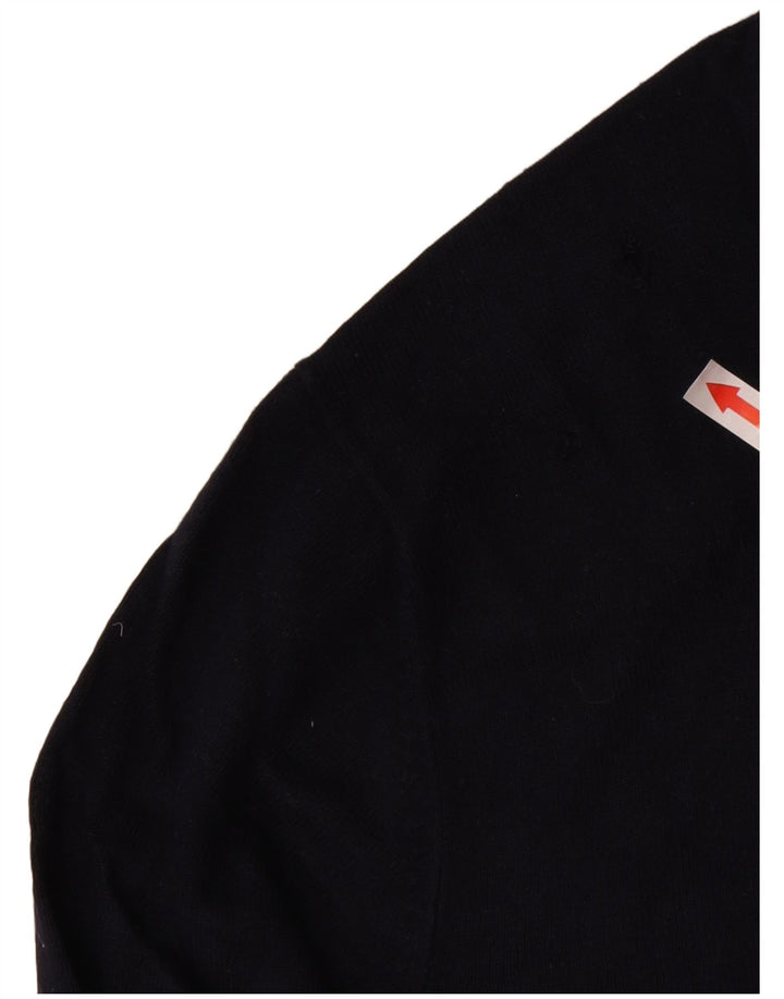 Maglione maglione girocollo da uomo Zara piccolo blu navy
