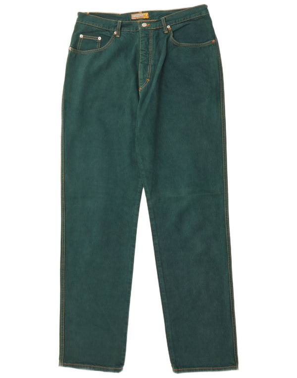 Stefanel Jeans affusolati da uomo IT 52 XL W38 L35 Cotone verde
