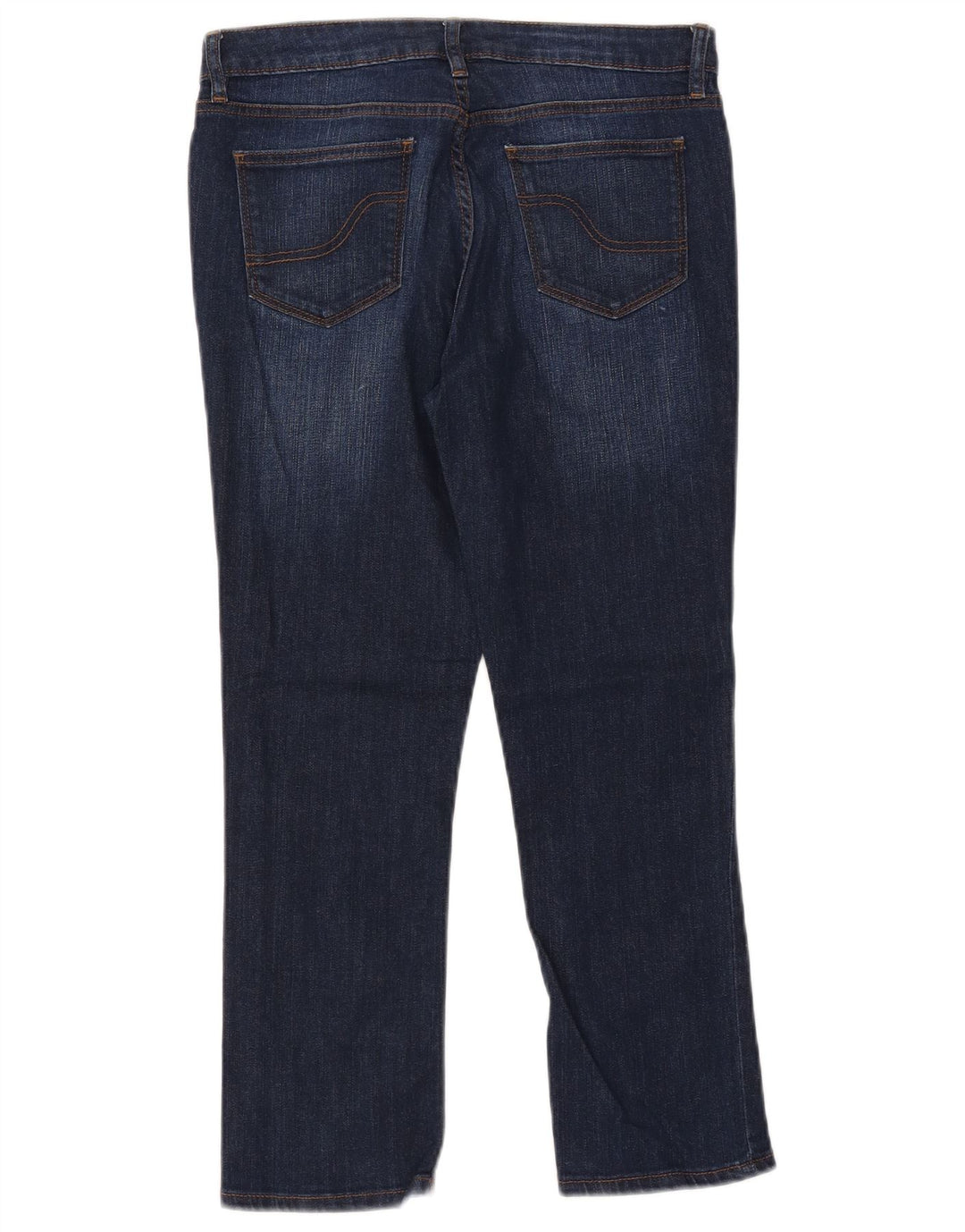 Jeans corti slim da donna Fat Face UK 10 piccoli W30 L24 cotone blu