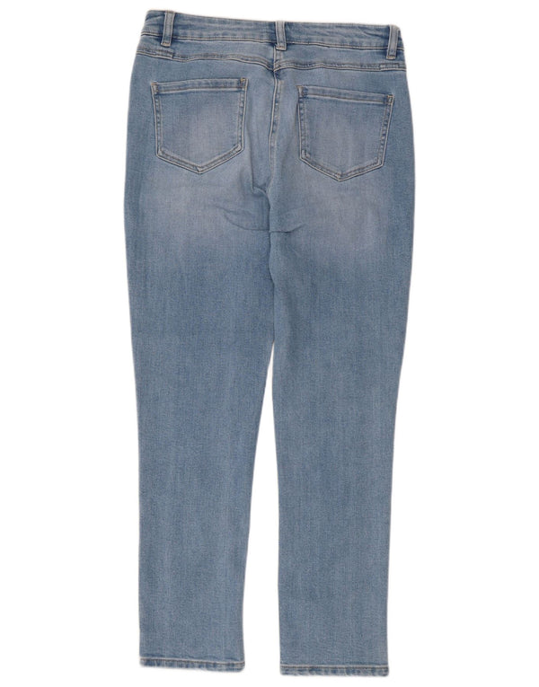 Jeans slim da donna M&Co UK 12 medio W32 L27 cotone blu