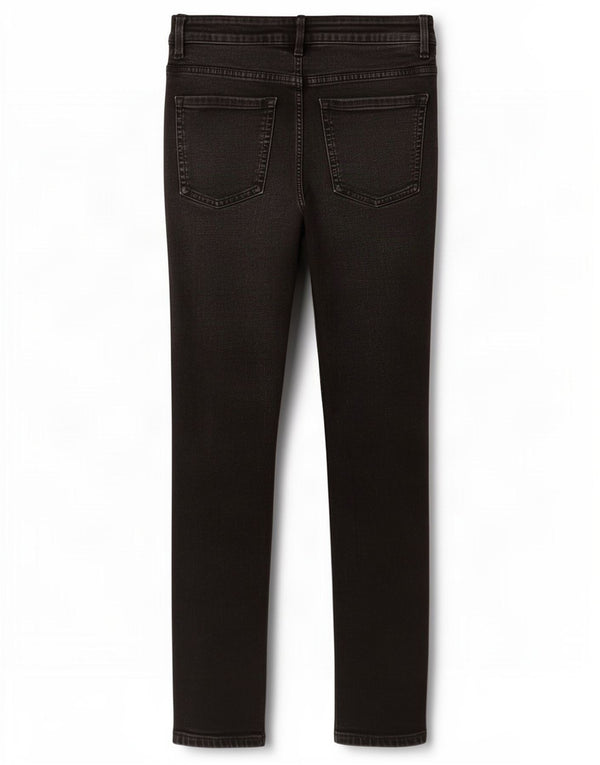 Marks & Spencer Womens The Lily Crop Slim Jeans UK 12 Medium W30 L25 Black