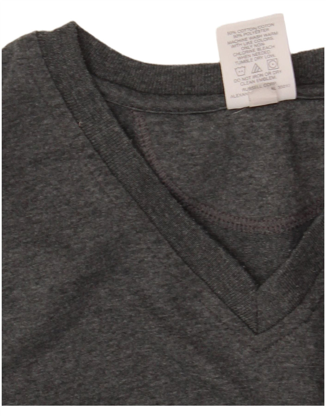 Canotta da donna RUSSELL ATHLETIC UK 16 grande cotone grigio