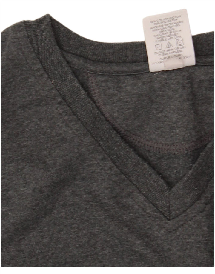Canotta da donna RUSSELL ATHLETIC UK 16 grande cotone grigio