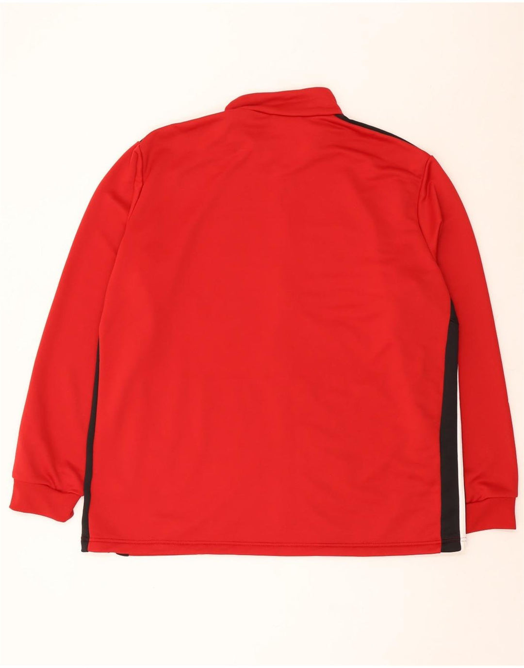 Giacca da tuta da uomo Adidas 2XL Poliestere color block rosso