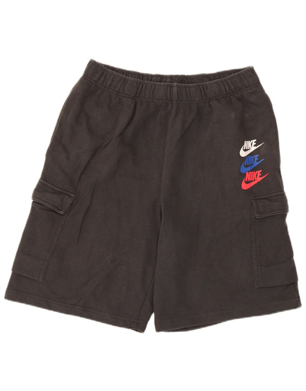 Pantaloncini sportivi Nike Graphic Cargo da uomo in cotone grigio medio