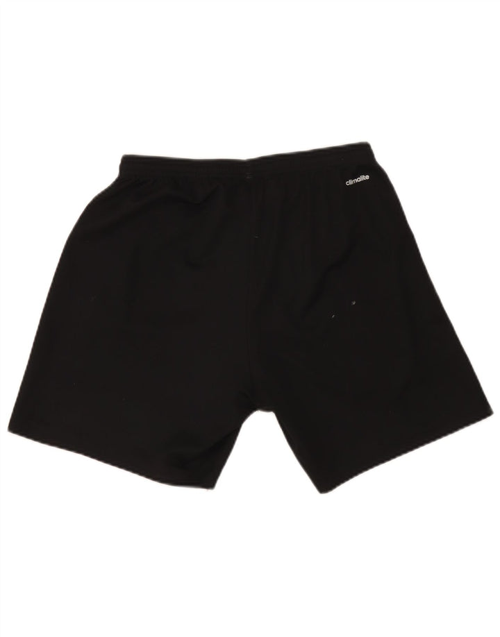 Pantaloncini sportivi Adidas Climalite da uomo medio poliestere nero