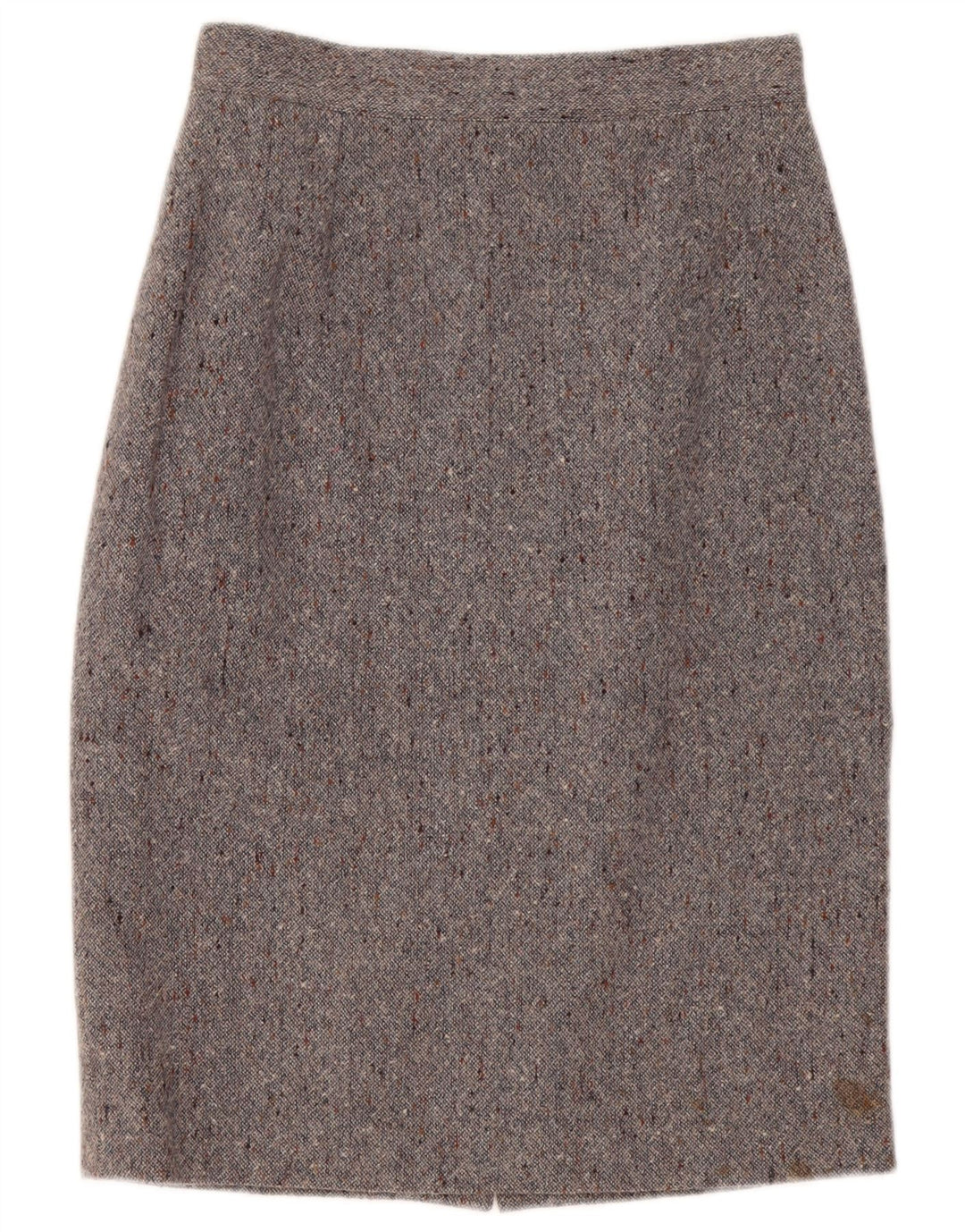 Gonna a tubino vintage da donna media W30 grigia chiazzata