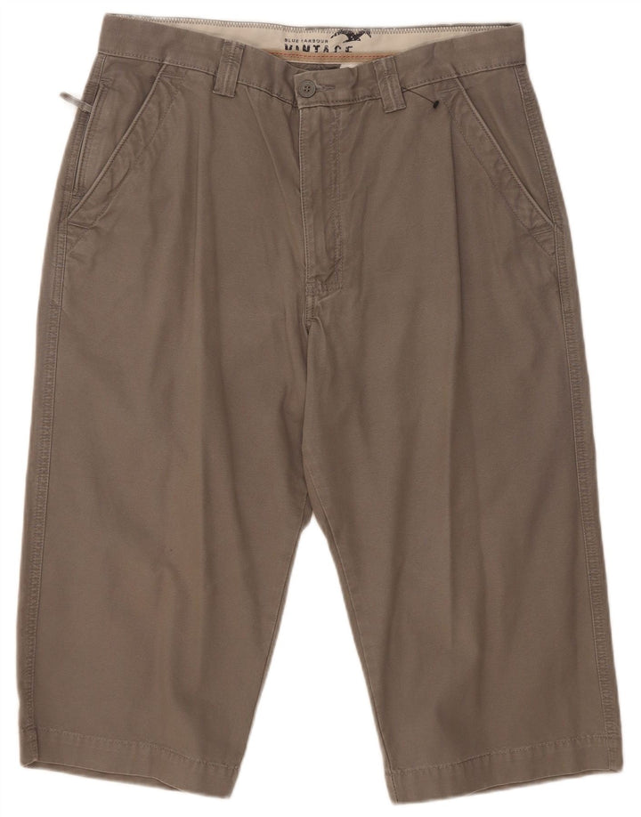 Bermuda vintage da uomo Marks & Spencer W32 in cotone grigio medio