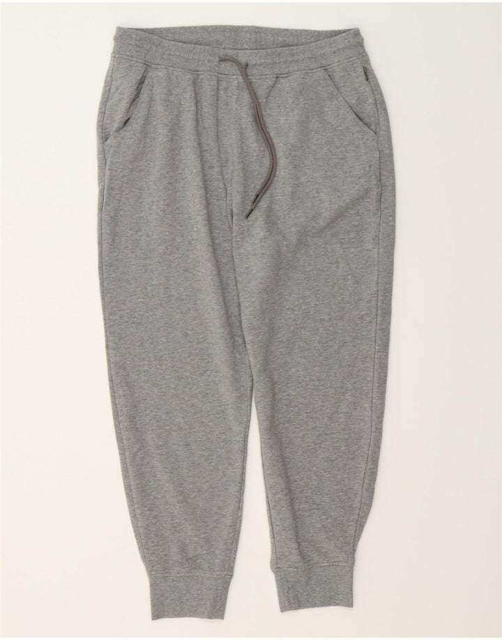 EDDIE BAUER Womens Tracksuit Trousers Joggers UK 14 Medium  Grey Cotton Vintage Eddie Bauer and Second-Hand Eddie Bauer from Messina Hembry 
